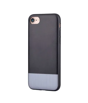 Шкіряний чохол "Devia" Commander чорний для iPhone 7/8