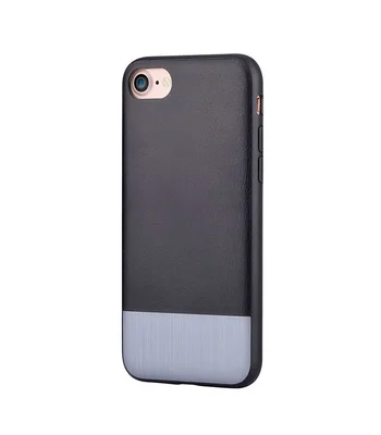 Шкіряний чохол "Devia" Commander чорний для iPhone 7/8