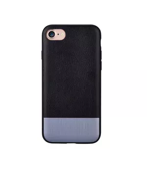 Кожаный чехол "Devia" Commander черный для iPhone 7/8