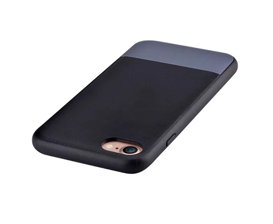 Шкіряний чохол "Devia" Commander чорний для iPhone 7/8