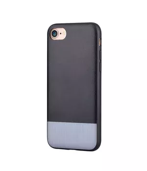 Кожаный чехол "Devia" Commander черный для iPhone 7/8