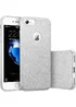 Чехол с блестками "Dazzling shine" силиконовый для iPhone 7/8 серебряный