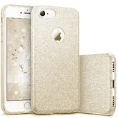 Чохол з блискітками "Dazzling shine" силіконовий для iPhone 7/8 золотий