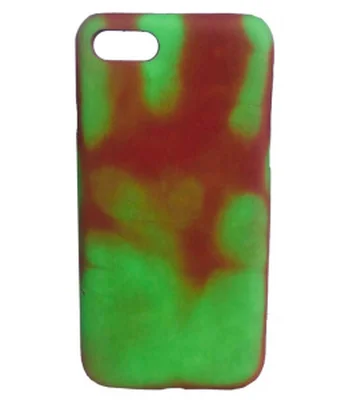 Чохол чутливий до тепла "Heat Sensitive" пластиковий для iPhone 7/8 коричневий