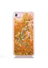 Переливающийся пластиковый чехол "Звездочки" золотой для iPhone 7/8