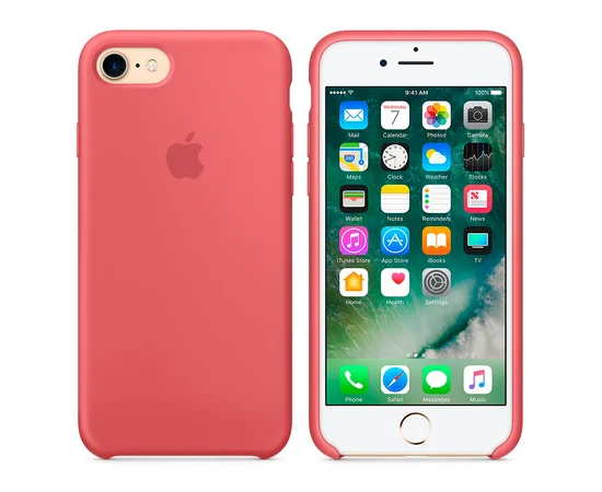 Чехол "Apple" Silicone Case для iPhone 7/8 Camellia (HC)