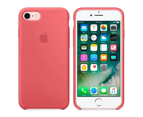 Чехол "Apple" Silicone Case для iPhone 7/8 Camellia (HC)
