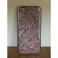 Чехол со стразами "Apex" силиконовый для iPhone 7/8 Crystal розовый