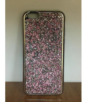 Чохол зі стразами "Apex" силіконовий для iPhone 7/8 Crystal рожевий