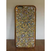 Чехол со стразами "Apex" силиконовый для iPhone 7/8 Crystal золотой