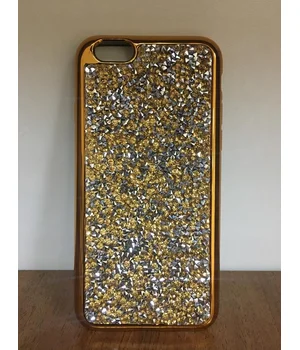 Чехол со стразами "Apex" силиконовый для iPhone 7/8 Crystal золотой Чехол со стразами "Apex" силиконовый для iPhone 7/8 Crystal золотой