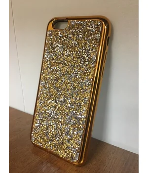 Чехол со стразами "Apex" силиконовый для iPhone 7/8 Crystal золотой Чехол со стразами "Apex" силиконовый для iPhone 7/8 Crystal золотой