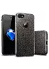 Чохол з блискітками "Dazzling shine" силіконовий для iPhone 7/8 чорний