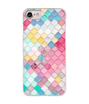 Чехол "Мозаика" пластиковый для iPhone 7 разноцветный