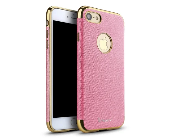 Чохол "iPaky" силіконовий для iPhone 7/8 Chrome рожевий