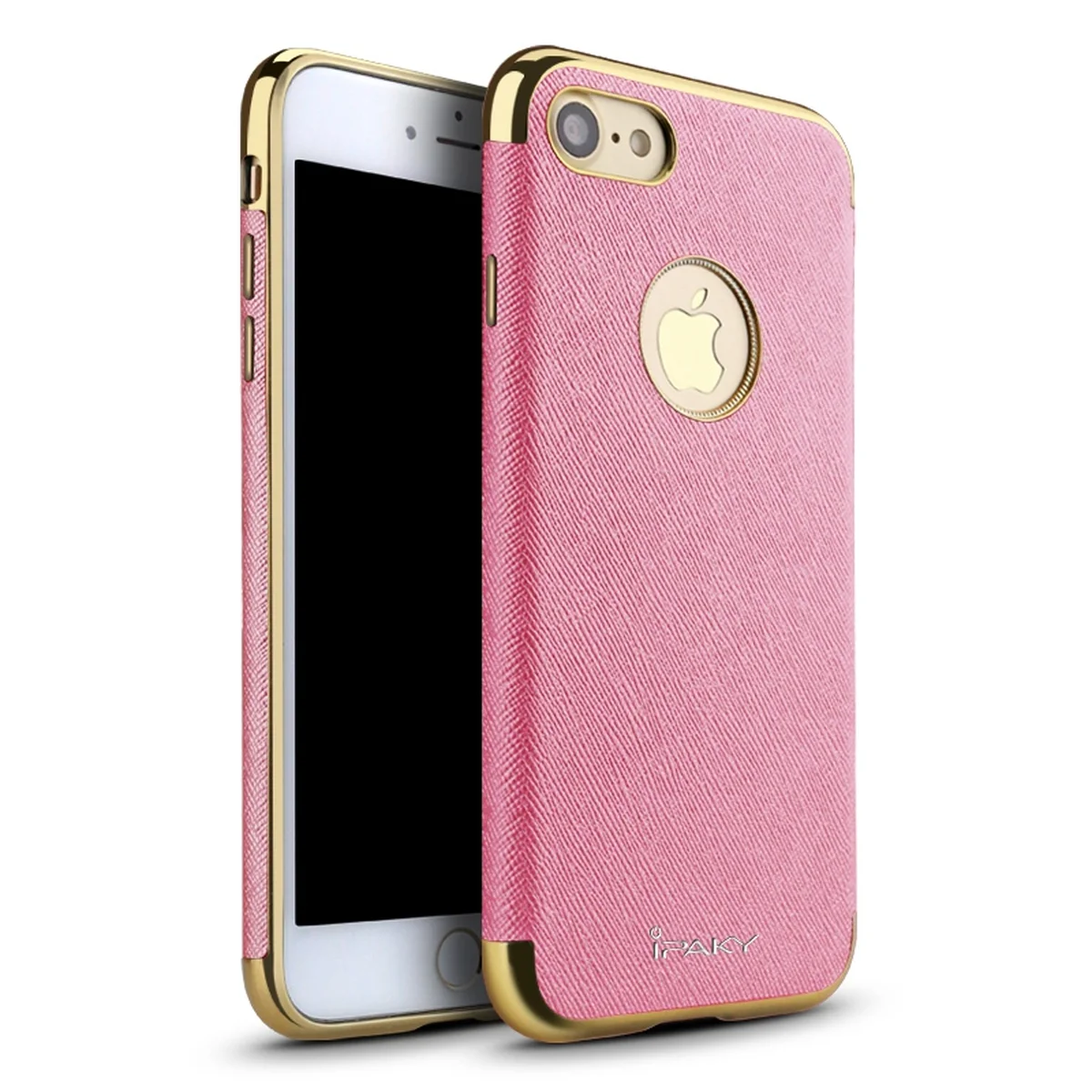 Чехол "iPaky" силиконовый для iPhone 7/8 Chrome розовый