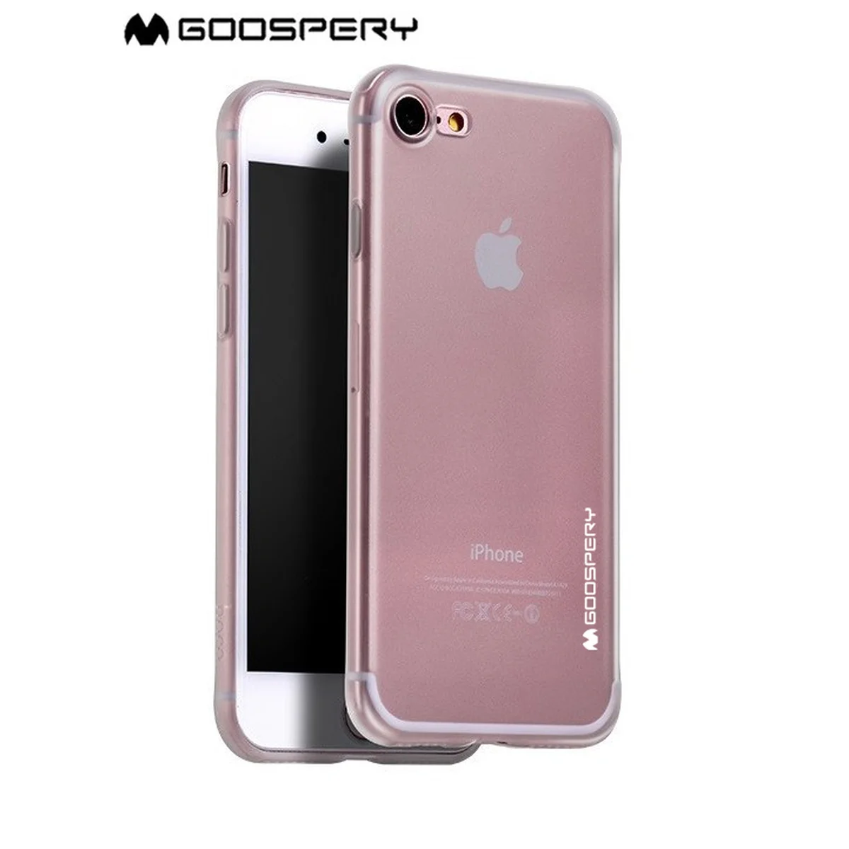 Чехол "GOOSPERY" силиконовый для iPhone 7/8 тонированный