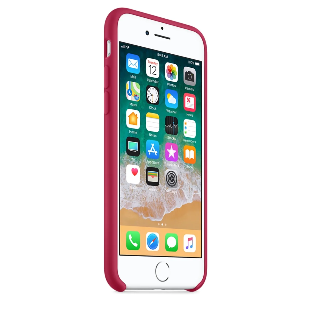 Чохол "Apple" Silicone Case для iPhone 7/8 Rose Red (HC)