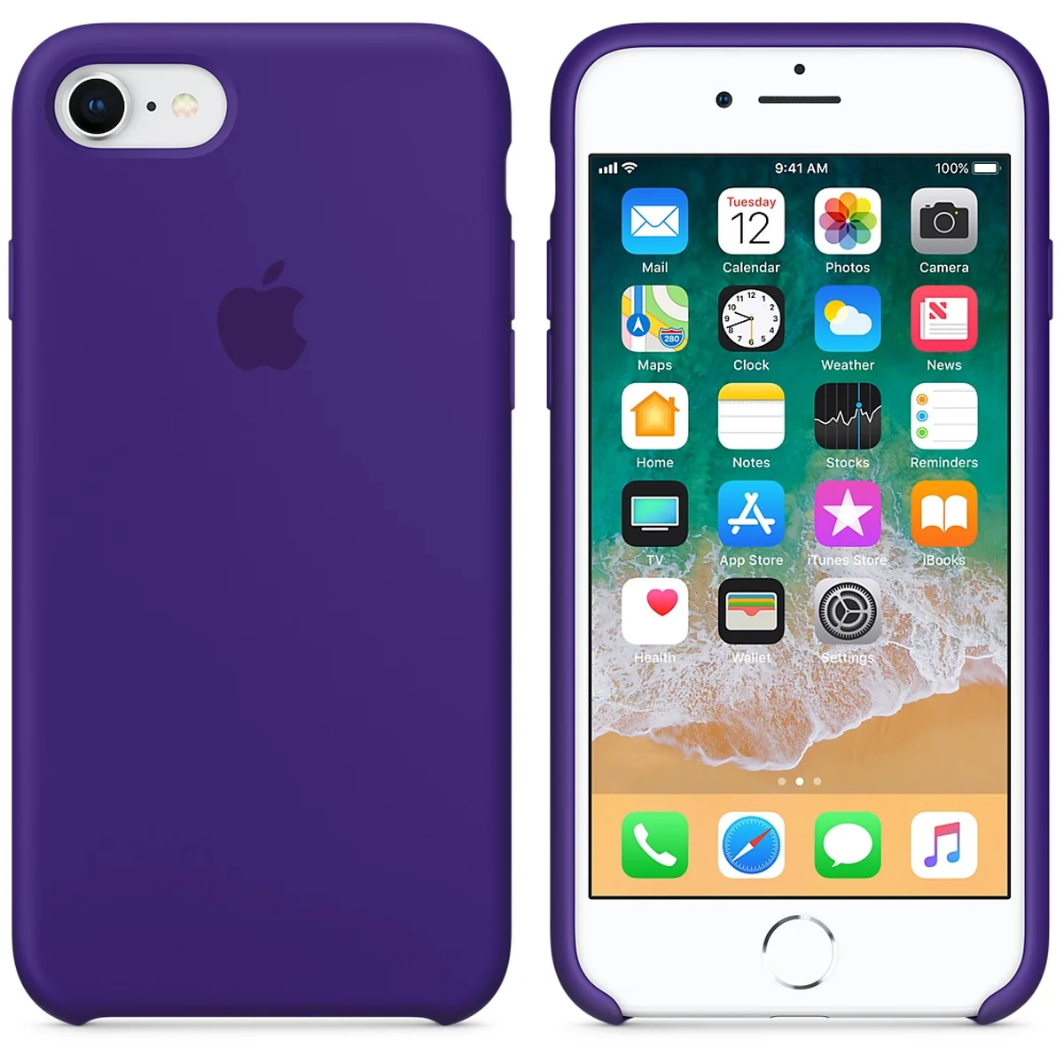 Чехол "Apple" Silicone Case для iPhone 7/8 Ultra Violet (HC)
