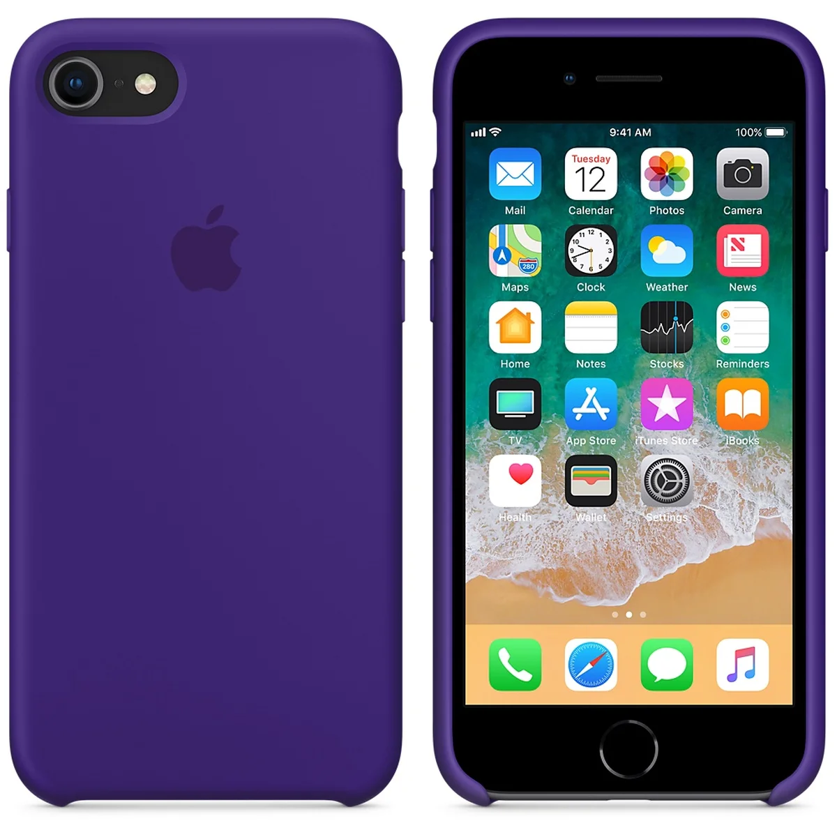 Чехол "Apple" Silicone Case для iPhone 7/8 Ultra Violet (HC)