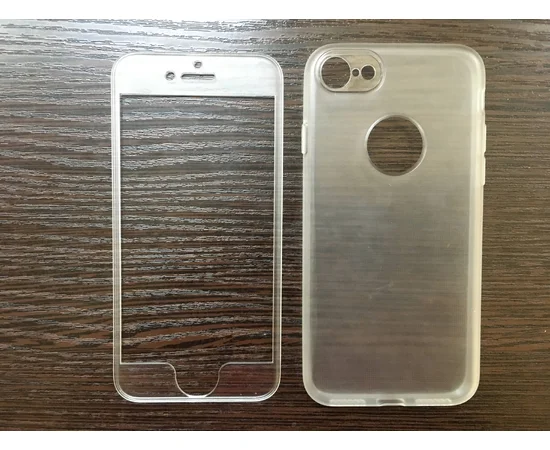 Захисний 360 FULL COVER прозорий чохол для iPhone 7/8