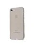 Силиконовый прозрачный тонированный чехол для iPhone 7/8