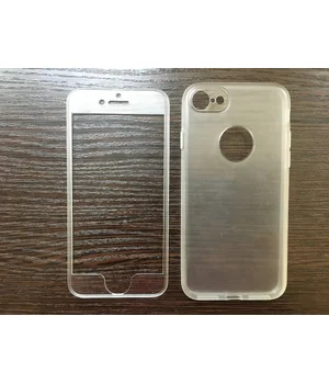 Защитный 360 FULL COVER прозрачный чехол для iPhone 7/8