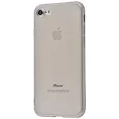 Силиконовый прозрачный тонированный чехол для iPhone 7/8