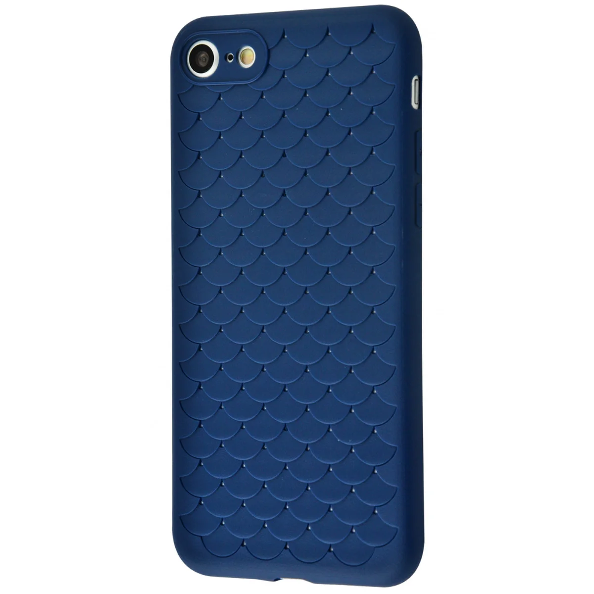 Силиконовый чехол "Scales" синий для iPhone 7/8