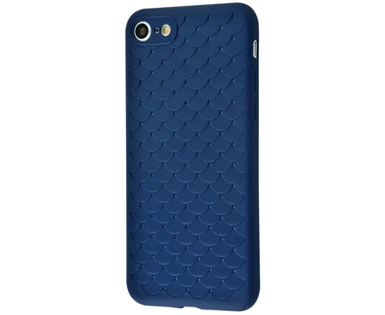 Силіконовий чохол "Scales" синій для iPhone 7/8