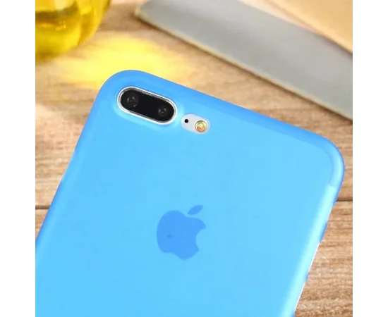 Ультратонкий пластиковий чохол "Ultrathin 0.3mm" синій для iPhone 7 Plus/8 Plus