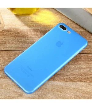 Ультратонкий пластиковый чехол "Ultrathin 0.3mm" синий для iPhone 7 Plus/8 Plus Ультратонкий пластиковый чехол "Ultrathin 0.3mm" синий для iPhone 7 Plus/8 Plus