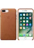Силіконовий коричневий "Leather case" (HC) для iPhone 7 Plus / 8 Plus