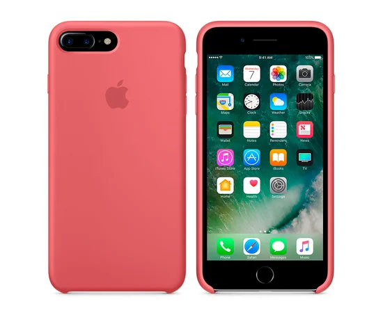 Чехол "Apple" Silicone Case для iPhone 7 Plus/8 Plus Camellia (HC)
