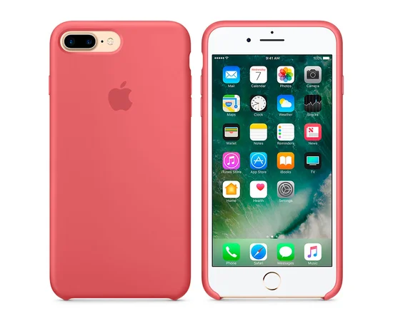 Чохол "Apple" Silicone Case для iPhone 7 Plus / 8 Plus Camellia (HC)