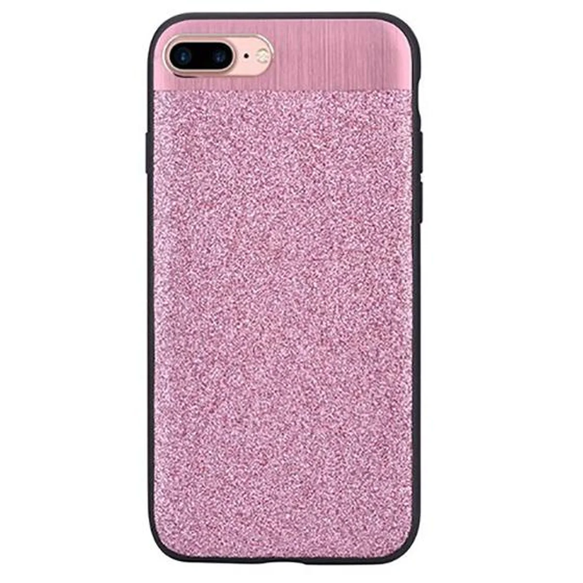 Чехол с блестками "Devia" Racy розовый для iPhone 7 Plus/8 Plus