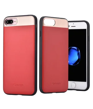 Чохол із натуральної шкіри "Comma" Vivid Leather червоний для iPhone 7 Plus/8 Plus