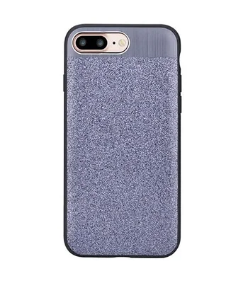 Чехол с блестками "Devia" Racy серебряный для iPhone 7 Plus/8 Plus