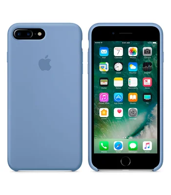 Чехол "Apple" Silicone Case для iPhone 7 Plus/8 Plus Azure (HC)