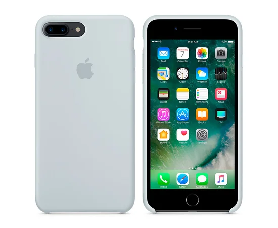 Чохол "Apple" Silicone Case для iPhone 7 Plus / 8 Plus Mist Blue (HC)