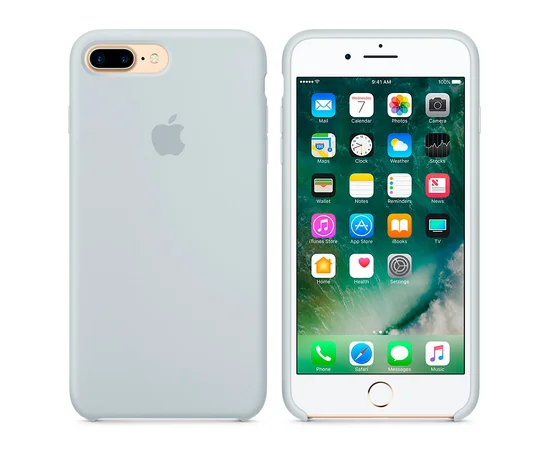 Чохол "Apple" Silicone Case для iPhone 7 Plus / 8 Plus Mist Blue (HC)
