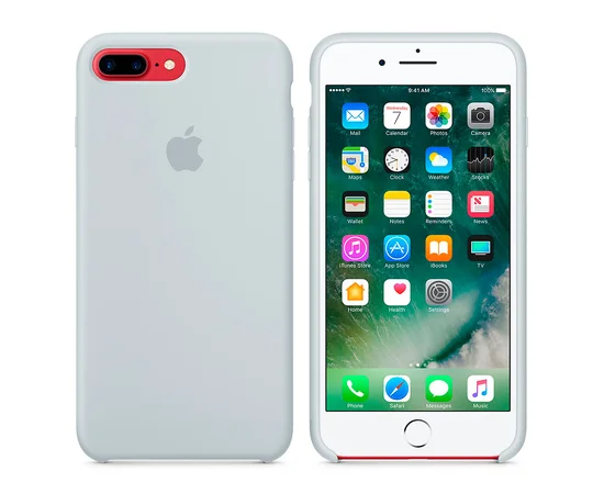 Чохол "Apple" Silicone Case для iPhone 7 Plus / 8 Plus Mist Blue (HC)