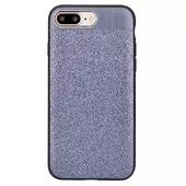 Чохол з блискітками "Devia" Racy срібний для iPhone 7 Plus / 8 Plus