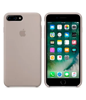 Чехол "Apple" Silicone Case для iPhone 7 Plus/8 Plus Pebble (HC)