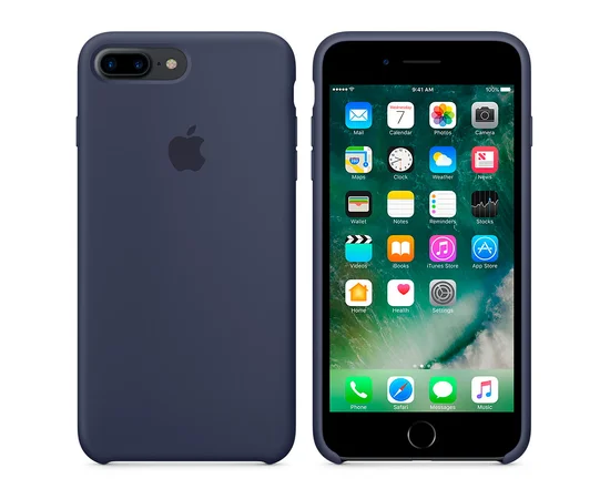 Чохол "Apple" Silicone Case для iPhone 7 Plus / 8 Plus Midnight Blue (HC)