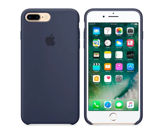 Чохол "Apple" Silicone Case для iPhone 7 Plus / 8 Plus Midnight Blue (HC)