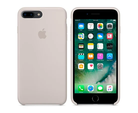 Чехол "Apple" Silicone Case для iPhone 7 Plus/8 Plus Stone (HC)