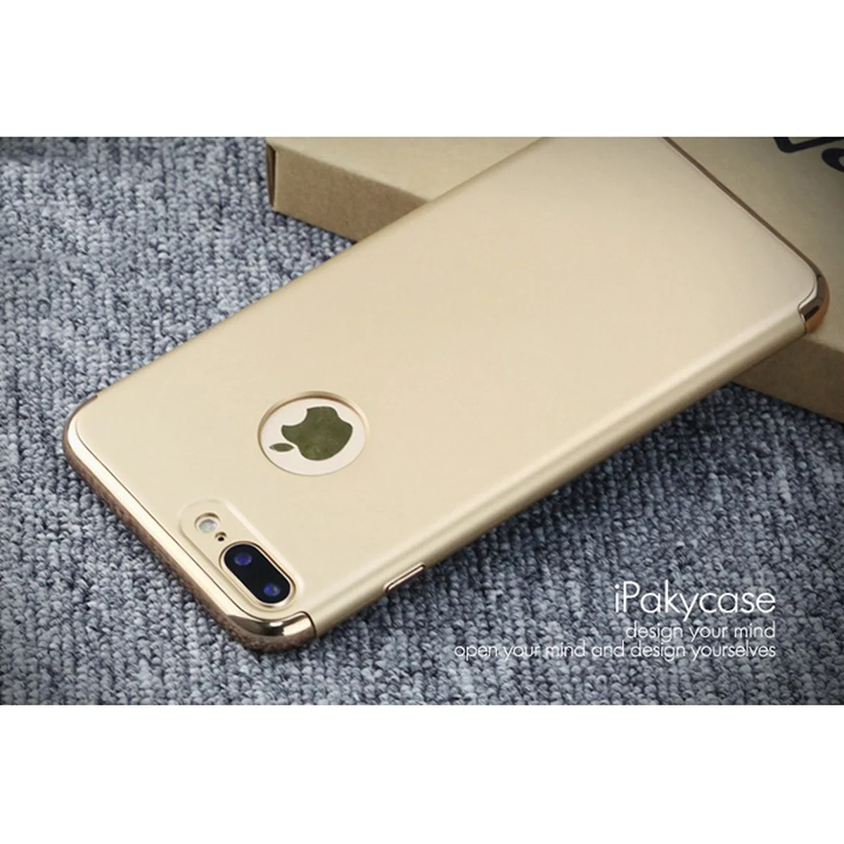 Противоударный чехол "iPaky" Joint Shiny золотой для iPhone 7 Plus/8 Plus