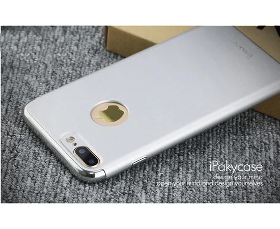 Протиударний чохол "iPaky" Joint Shiny срібний для iPhone 7 Plus / 8 Plus