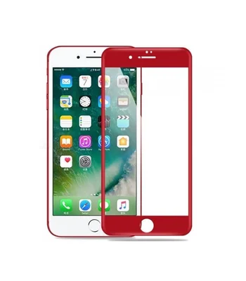 Защитное 5D стекло "Aspor" красное для iPhone 7 Plus/8 Plus